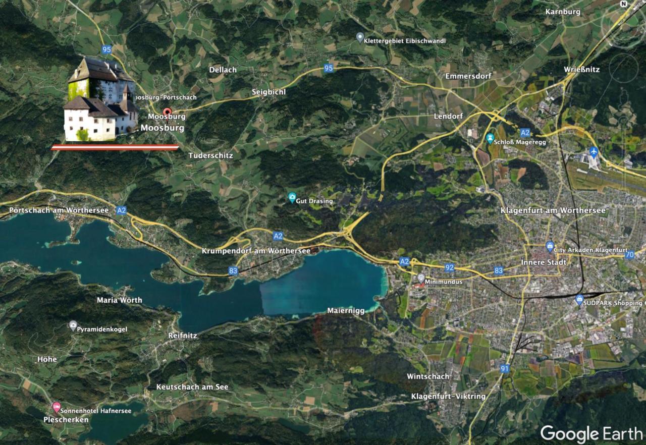 Schloss Moosburg Gaestehaus Exteriör bild